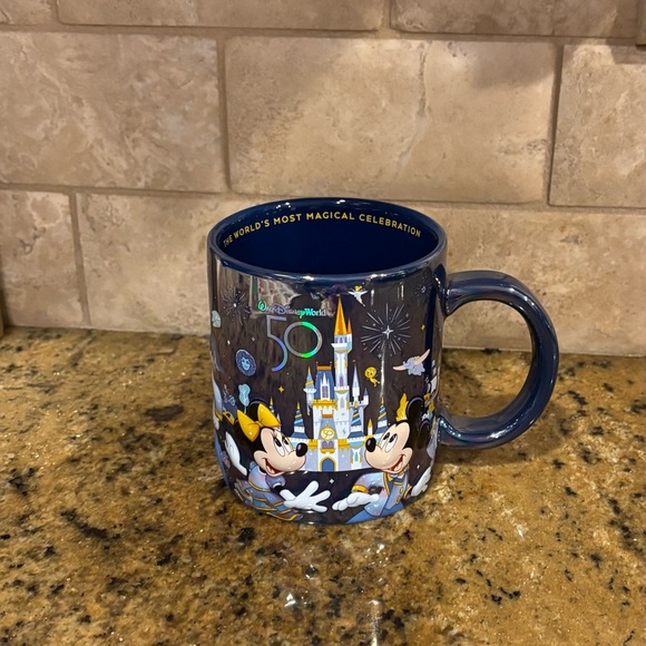 Disney Blue Castle 50th Celebration Mug - Picture 2 of 4